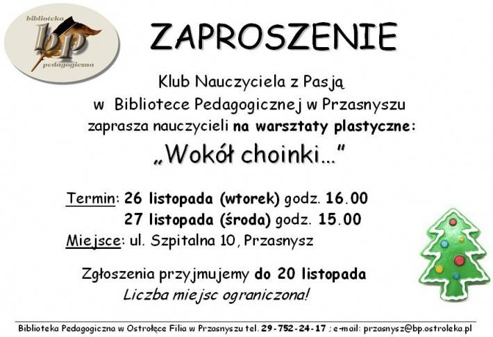 Zaproszenie do Biblioteki Pedagogicznej