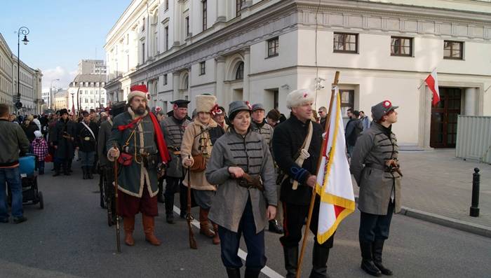 14 Pułk Strzelców Syberyjskich w dniu Narodowego Święta Niepodleglości
