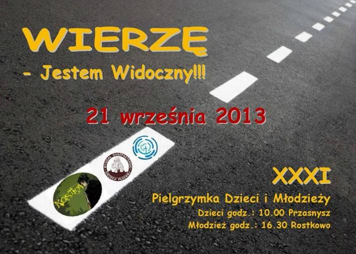 XXXI Pielgrzymka Dzieci i Młodzieży do Przasnysza i Rostkowa (PROGRAM)