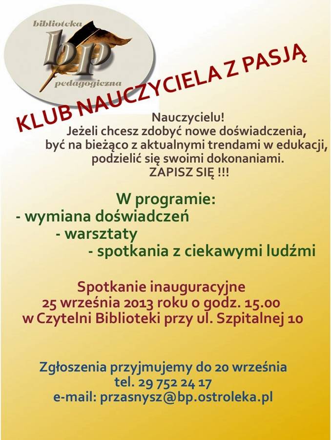 Klub Nauczyciela z Pasją