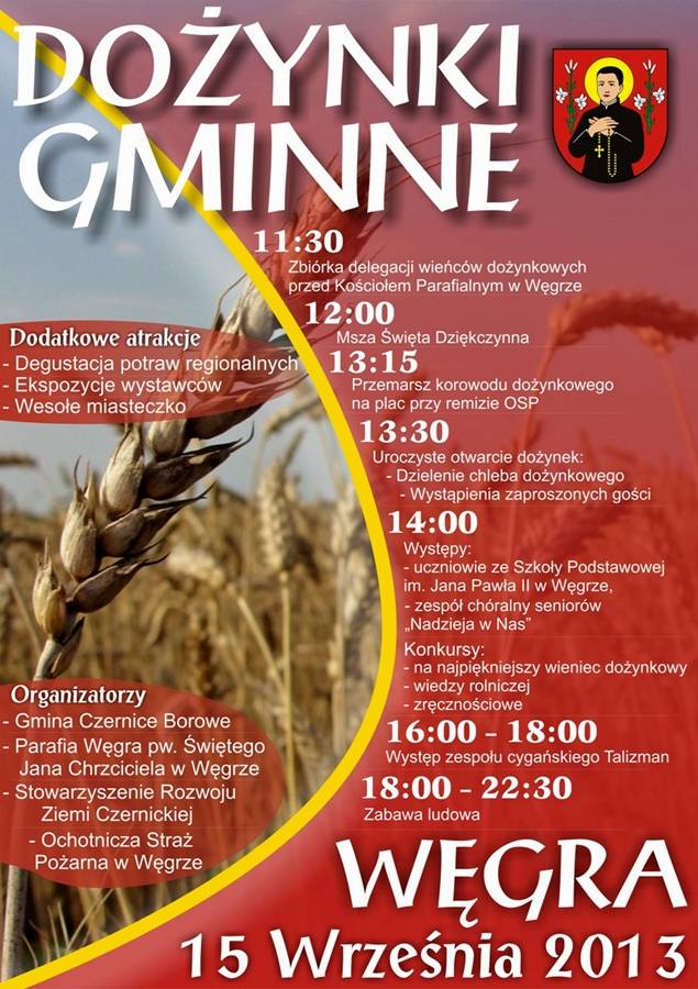 Czernice Borowe: Dożynki Gminne