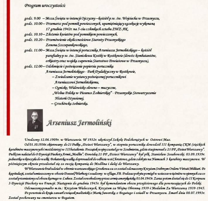 UROCZYSTE OBCHODY 74 ROCZNICY WYBUCHU II WOJNY ŚWIATOWEJ