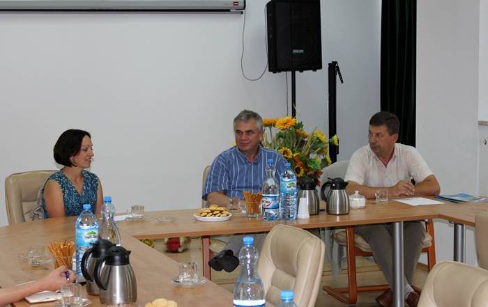 Narada starosty przasnyskiego z burmistrzami i wójtami