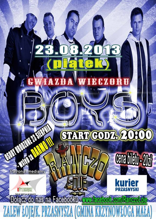 BOYS, MEJK i CLIVER w Ranczo Łoje - KONKURS!