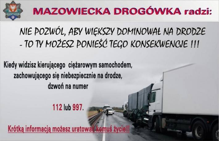 Aby „większy” nie dominował na drodze
