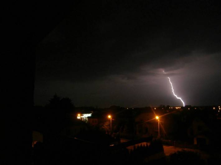 Burza nad Przasnyszem - zdjęcia czytelników