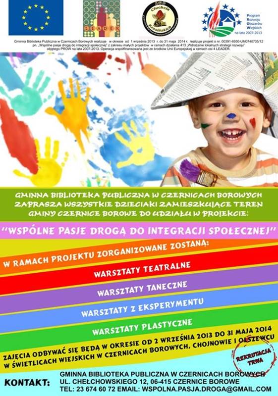 „Wspólne pasje drogą do integracji społecznej”