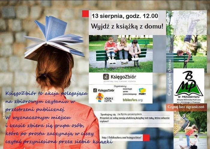 Zbiorowe czytanie książek w Przasnyszu!