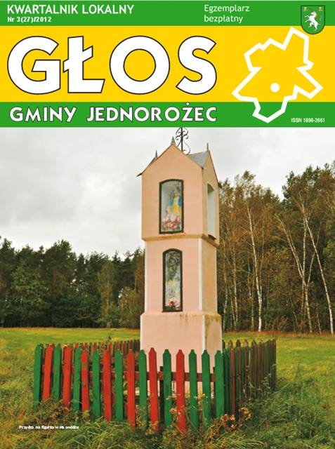 Zmiana formy przekazywania kwartalnika Głosu Gminy Jednorożca