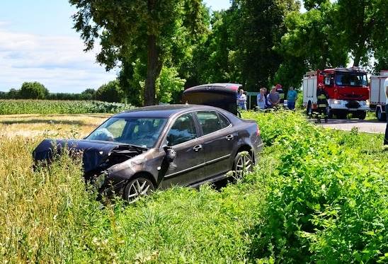 Wypadek w Chojnowie (FOTO, VIDEO)
