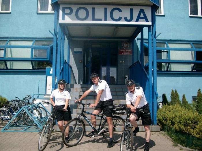 Dzielnicowi na rowerach