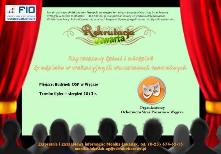 Warsztaty teatralne w Węgrze