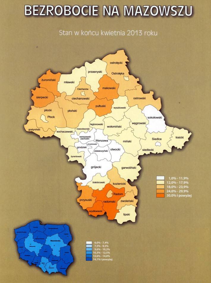 Bezrobocie w powiecie przasnyskim