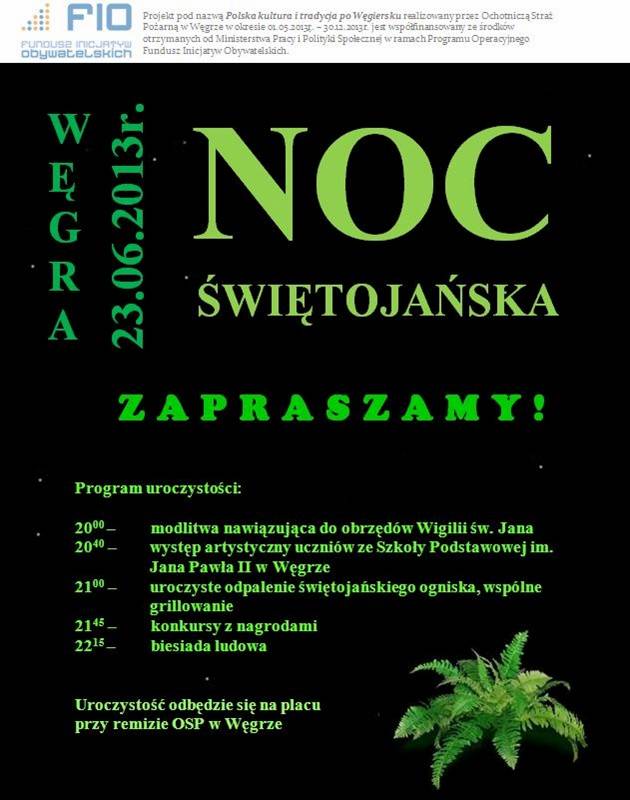 Noc Świętojańska w Węgrze