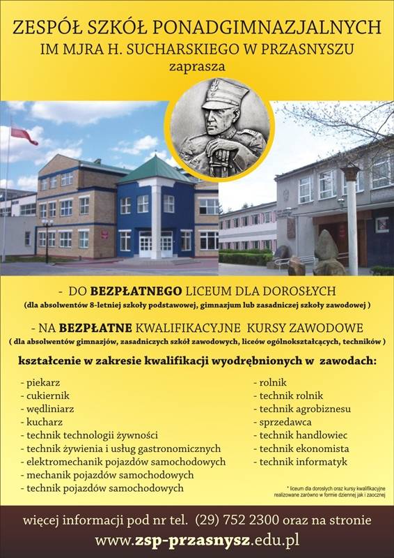 ZSP zaprasza do bezpłatnej edukacji