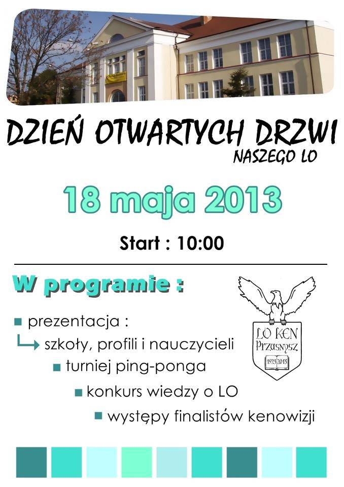 Dni otwarte w przasnyskim LO