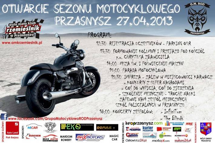 Udane otwarcie sezonu motocyklowego (wideo)