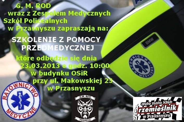 Bezpłatne Szkolenie z Pomocy Przedmedycznej