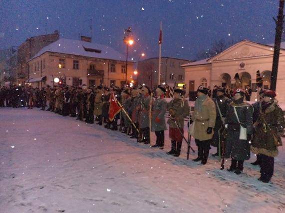 19 stycznia w Płocku, odbyła się inscenizacja ataku Powstańców na Carski Odwach.
