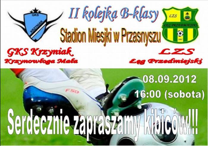 Stadion miejski w Przasnyszu - zaproszenie na mecz