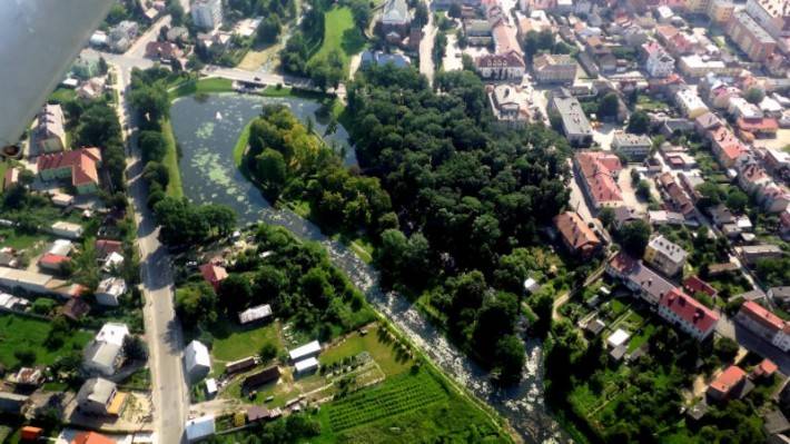 Przasnysz z lotu ptaka