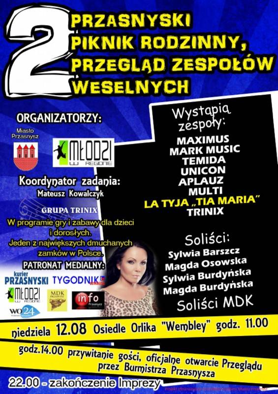 II Przasnyski Piknik Rodzinny-Przegląd Zespołów Weselnych - nowy termin