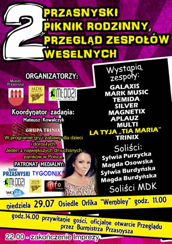II Przasnyski Piknik Rodzinny-Przegląd Zespołów Weselnych