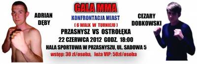 Gala MMA w Przasnyszu - zmiana jednego z zawodników