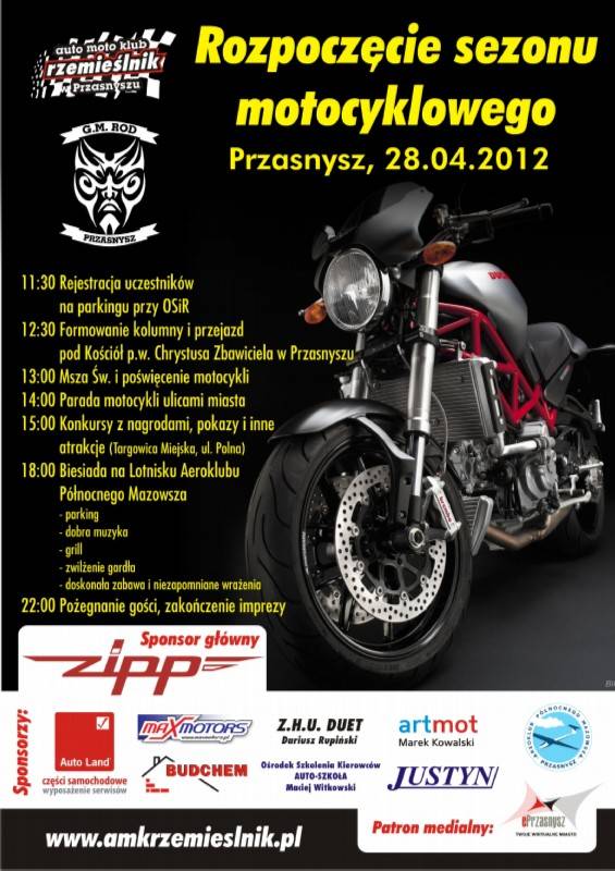 Rozpoczęcie sezonu motocyklowego