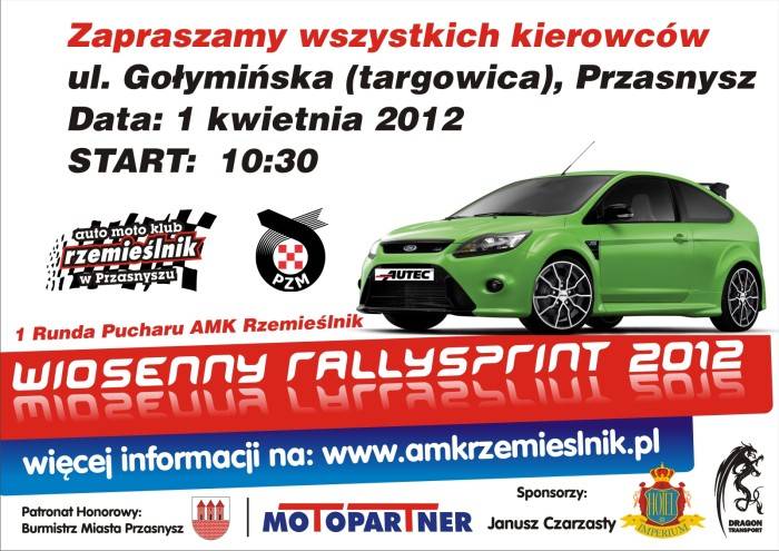 Wiosenny Rally Sprint 2012
