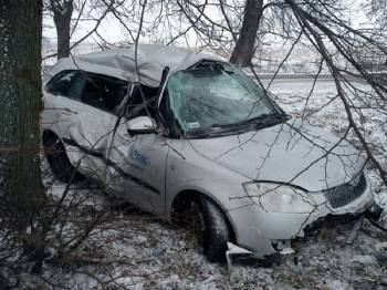 Wypadek w Chojnowie (Zdjęcia)