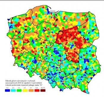 Sprawa dwóch krzyżyków - na Mazowszu było wyjątkowo dużo głosów nieważnych