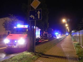 Potrącona kobieta
