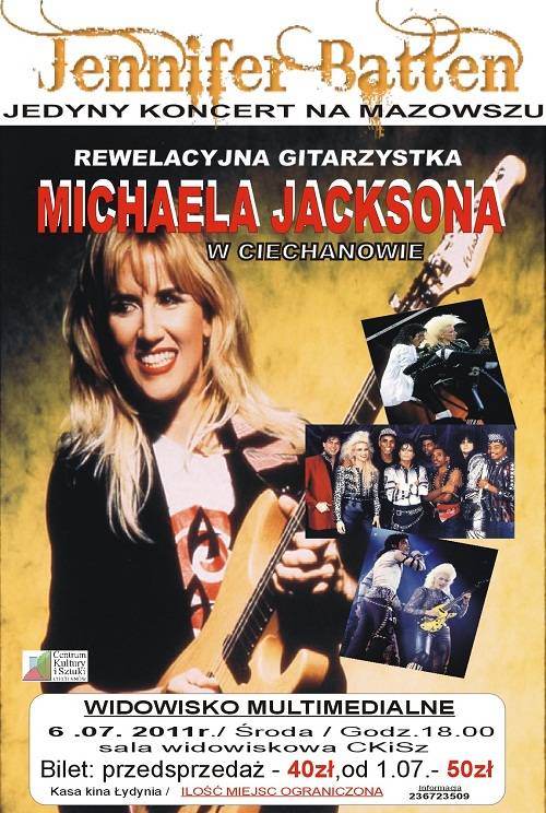 Koncert znanej gitarzystki w Ciechanowie