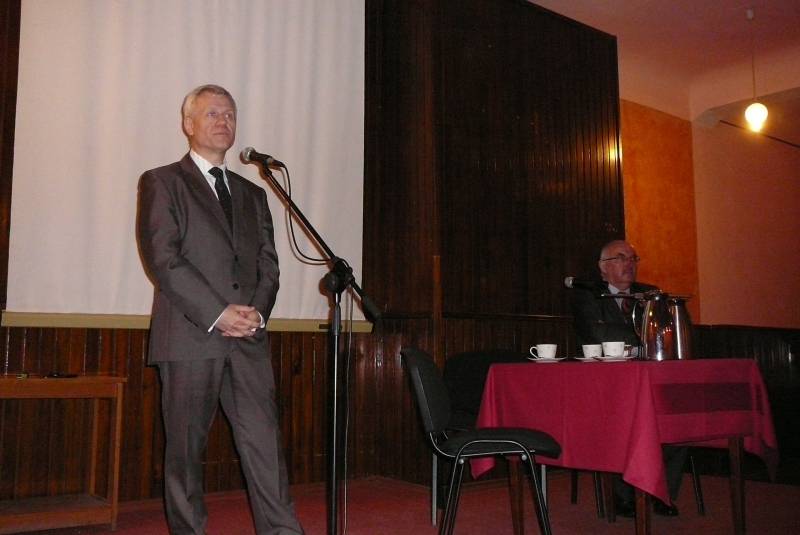 Marek Jurek i Marian Piłka w Przasnyszu