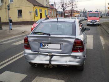 Zderzenie na ul. Piłsudskiego (zdjęcia)