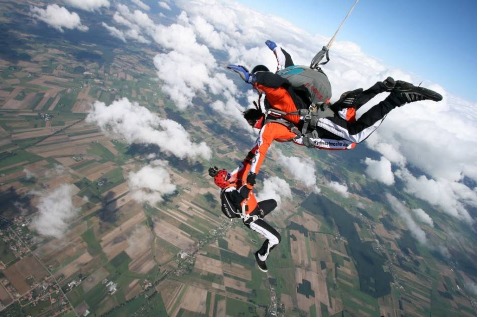 Skok w tandemie z najwyższej wysokości 7000 m