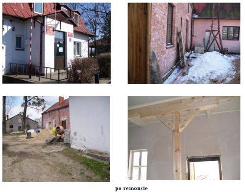 Remont remizy w miejscowości Bogate