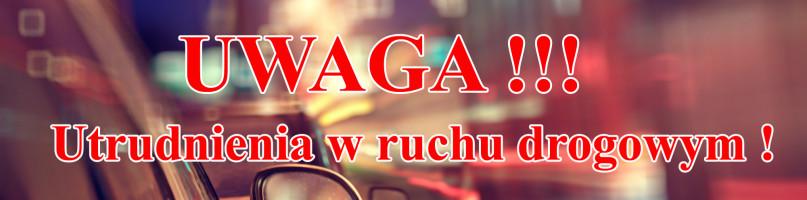 Uwaga! Jutro utrudnienia w ruchu drogowym w Rostkowie