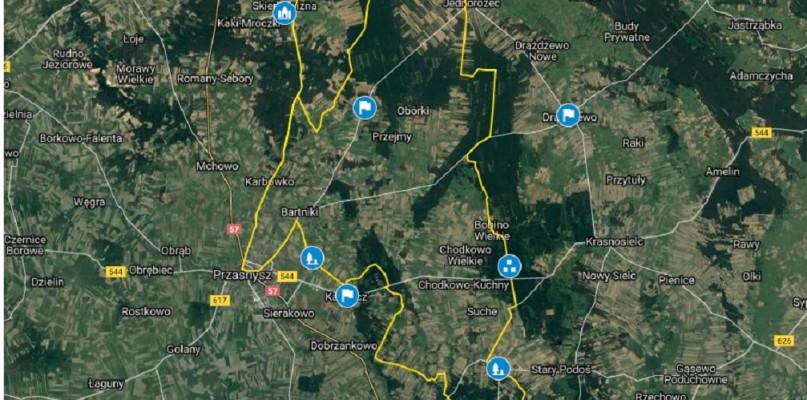 Zobacz mapę szlaku rowerowego 