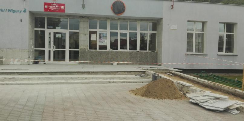 Trwają intensywne prace remontowe w przasnyskiej 