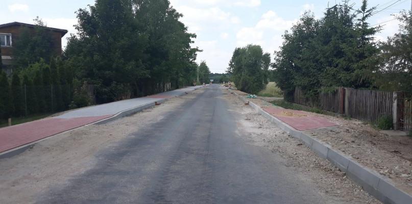 Prace na drodze powiatowej w Mącicach na finiszu