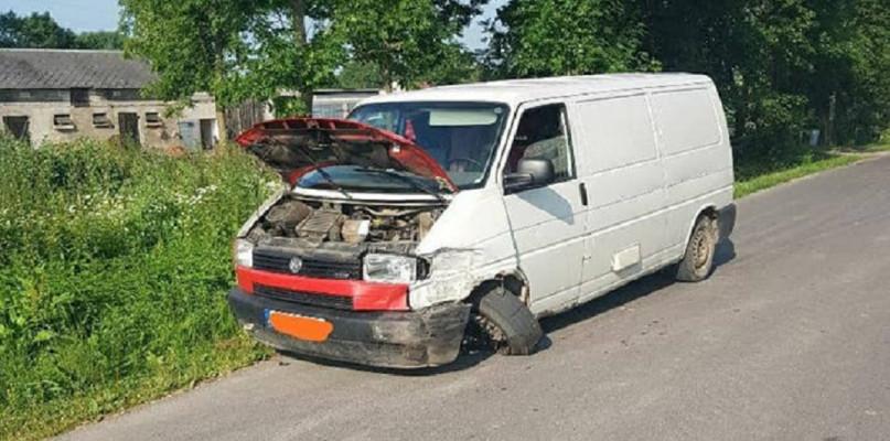Jechał środkiem drogi na 