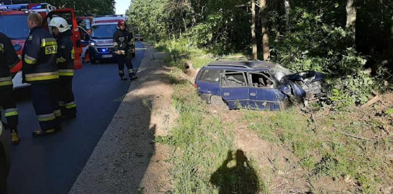 Wypadek w miejscowości Klin. Jedna osoba poszkodowana