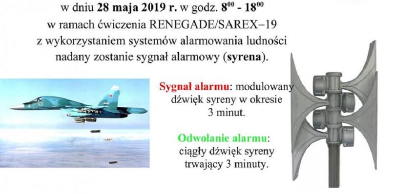 We wtorek głośne próby syren alarmowych