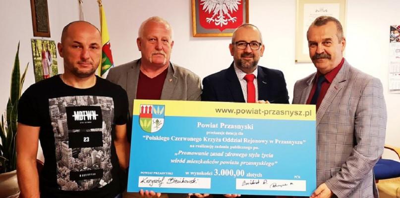 Powiat przasnyski promuje działania prozdrowotne na rzecz mieszkańców