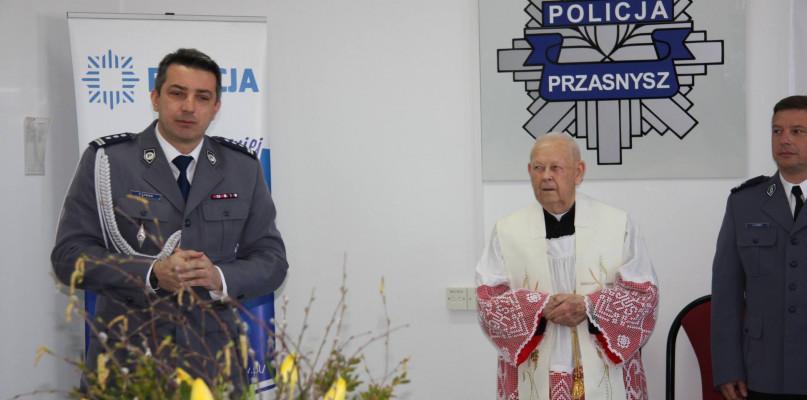 Uroczyste spotkanie Wielkanocne w przasnyskiej Komendzie