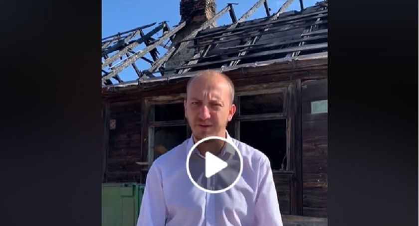 Trwa rozbiórka starego domu na ul.Świerczewo [Wideo]