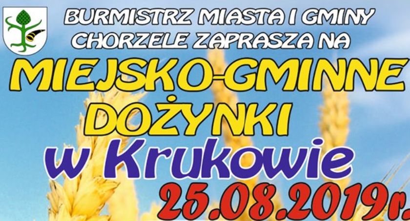 Chorzele: Miejsko-Gminne Dożynki w Krukowie [Program]