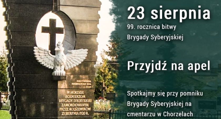 Uczcij bohaterów. Przyjdź na Apel!
